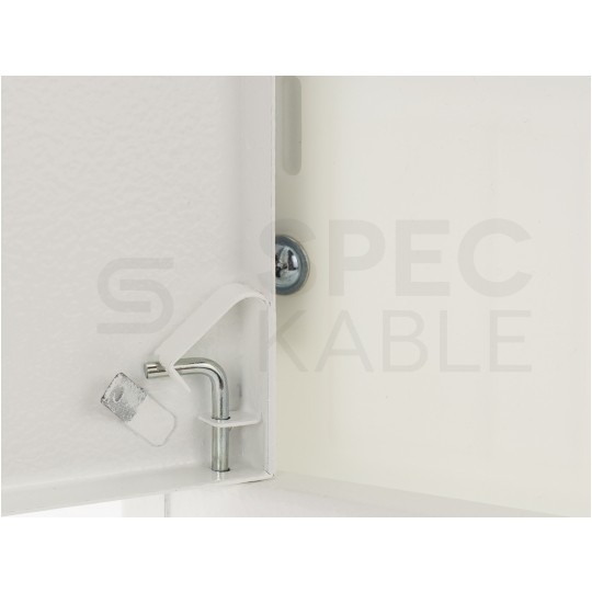 Rozdzielnica bezpiecznikowa natynkowa 2x12 modułów IP30 255x350x115mm metalowa biała drzwi pełne RN-24 Karwasz