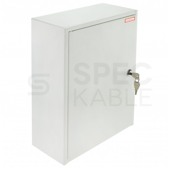 Rozdzielnica bezpiecznikowa natynkowa 2x12 modułów IP30 255x350x115mm metalowa biała drzwi pełne RN-24 Karwasz