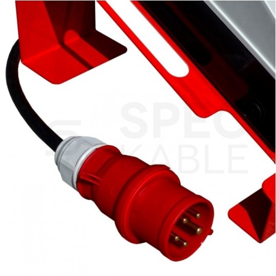 Rozdzielnica budowlana TD-S/FI SET hermetyczna IP44 Wyposażona na stojaku + 32A/[5P] + 16A/[5P] + 4x230V/[2P+Z] + wtyk 32A/[5P] DOKTORVOLT DV-6191-F