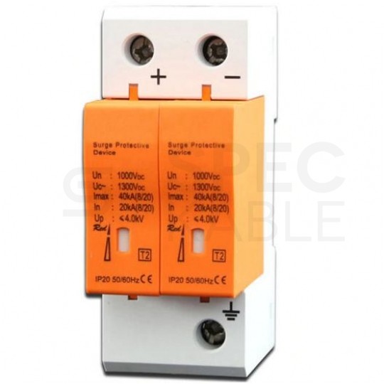 Rozdzielnica fotowoltaiczna DC 1000V natynkowa 4 modułowa 1 string z listwą N+PE IP40 wyposażona AZO