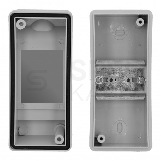 Rozdzielnica natynkowa hermetyczna APV-RH-02 1x2 moduły (690V AC / 1000V DC) IP65 54x120x89mm drzwi transparentne APV