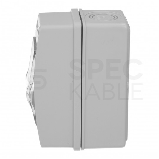 Rozdzielnica natynkowa hermetyczna APV-RH-02 1x2 moduły (690V AC / 1000V DC) IP65 54x120x89mm drzwi transparentne APV