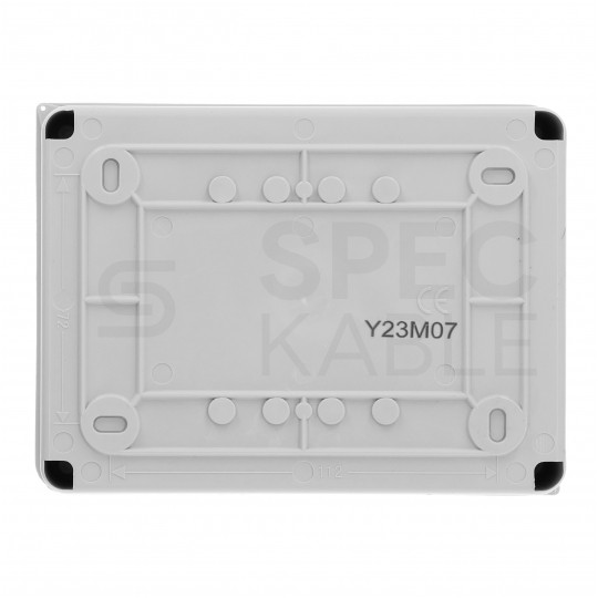 Rozdzielnica natynkowa hermetyczna APV-RH-04 1x4 moduły (690V AC / 1000V DC) IP65 54x120x89mm drzwi transparentne APV