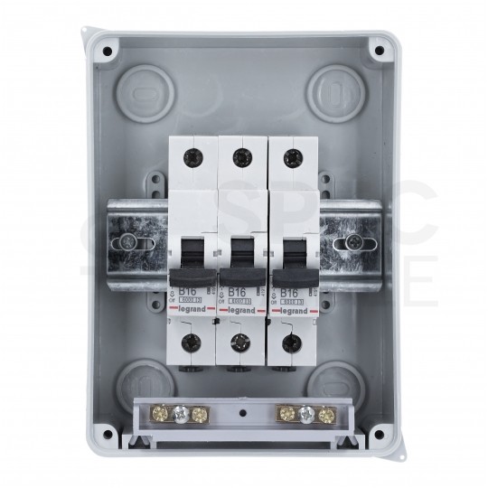 Rozdzielnica natynkowa hermetyczna APV-RH-04 1x4 moduły (690V AC / 1000V DC) IP65 54x120x89mm drzwi transparentne APV