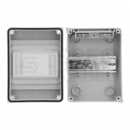 Rozdzielnica natynkowa hermetyczna APV-RH-04 1x4 moduły (690V AC / 1000V DC) IP65 54x120x89mm drzwi transparentne APV