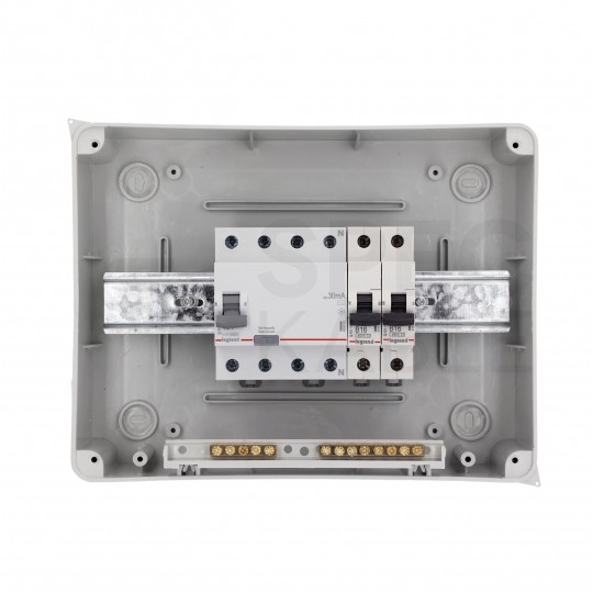 Rozdzielnica natynkowa hermetyczna APV-RH-12 1x12 modułów (690V AC / 1000V DC) IP65 256x198x109mm drzwi transparentne APV