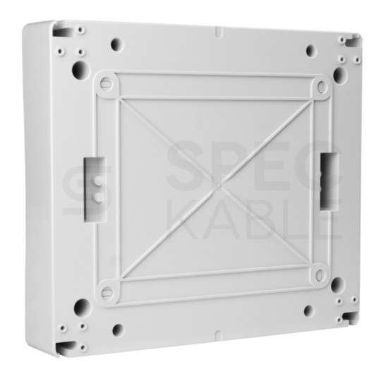 Rozdzielnica natynkowa hermetyczna HIGHT 1x12 modułów IP65 (400V AC / 1000V DC) 290x260x133mm plastikowa drzwi transparentne dymne Marlanvil