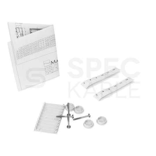 Rozdzielnica natynkowa hermetyczna HIGHT 1x12 modułów IP65 (400V AC / 1000V DC) 290x260x133mm plastikowa drzwi transparentne dymne Marlanvil