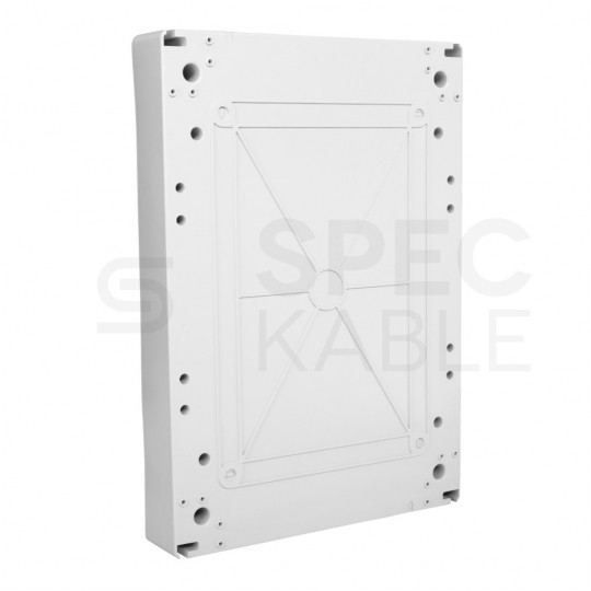 Rozdzielnica natynkowa hermetyczna HIGHT 2x12 modułów IP65 (400V AC / 1000V DC) 290x420x133mm plastikowa drzwi transparentne dymne Marlanvil