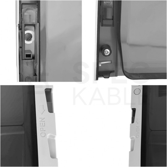 Rozdzielnica natynkowa hermetyczna HIGHT 2x18 modułów IP65 (400V AC / 1000V DC) 432x464x160mm plastikowa drzwi transparentne dymne Marlanvil