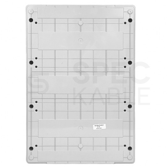 Rozdzielnica natynkowa hermetyczna HIGHT 3x18 modułów IP65 (400V AC / 1000V DC) 432x639x160mm plastikowa drzwi transparentne dymne Marlanvil