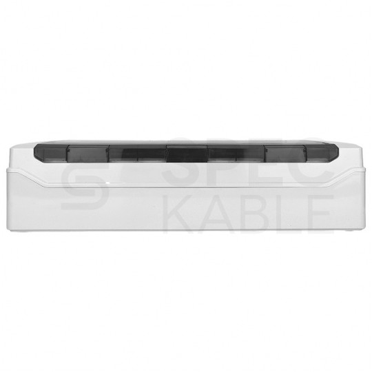 Rozdzielnica natynkowa hermetyczna HIGHT 3x18 modułów IP65 (400V AC / 1000V DC) 432x639x160mm plastikowa drzwi transparentne dymne Marlanvil