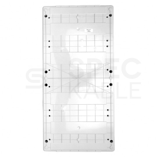 Rozdzielnica natynkowa hermetyczna HIGHT 4x18 modułów IP65 (400V AC / 1000V DC) 432x879x160mm plastikowa drzwi transparentne dymne Marlanvil