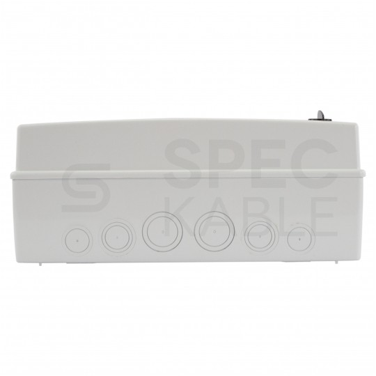 Rozdzielnica natynkowa hermetyczna RH-12 1x12 modułów (500V AC / 1000V DC) IP65 330x260x138mm drzwi transparentne Elektro-Plast