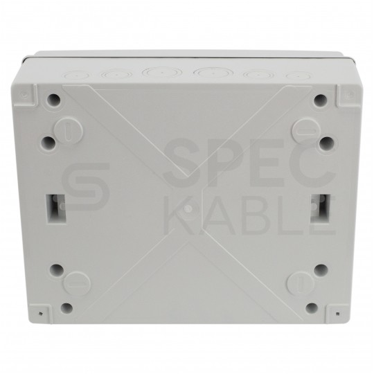 Rozdzielnica natynkowa hermetyczna RH-12 1x12 modułów (500V AC / 1000V DC) IP65 330x260x138mm drzwi transparentne Elektro-Plast