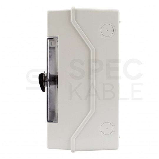 Rozdzielnica natynkowa hermetyczna RH-18 1x18 modułów (500V AC / 1000V DC) IP65 435x260x138mm drzwi transparentne Elektro-Plast