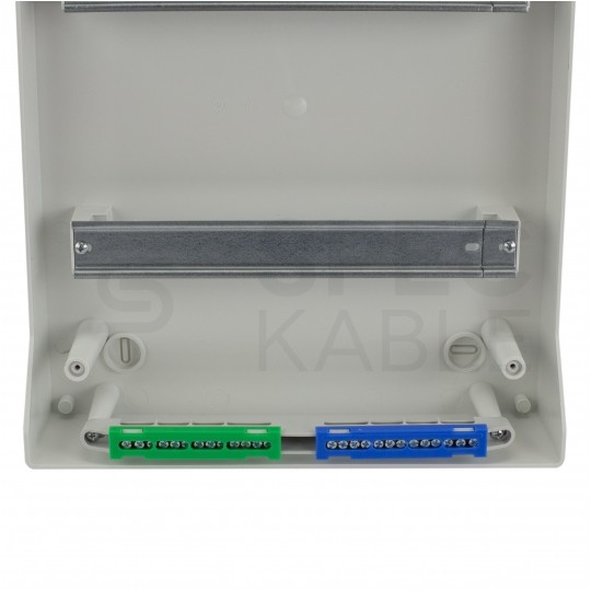 Rozdzielnica natynkowa hermetyczna RH-24 2x12 modułów (500V AC / 1000V DC) IP65 330x420x138mm drzwi transparentne Elektro-Plast