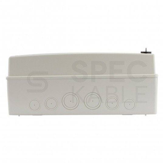 Rozdzielnica natynkowa hermetyczna RH-24 2x12 modułów (500V AC / 1000V DC) IP65 330x420x138mm drzwi transparentne Elektro-Plast