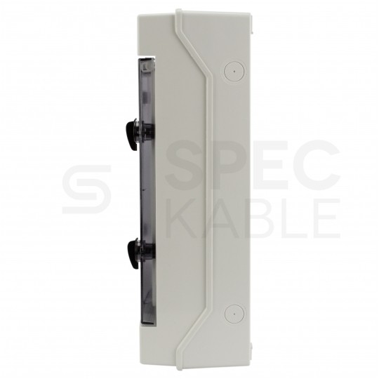 Rozdzielnica natynkowa hermetyczna RH-24 2x12 modułów (500V AC / 1000V DC) IP65 330x420x138mm drzwi transparentne Elektro-Plast