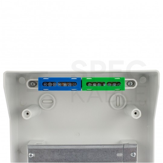 Rozdzielnica natynkowa hermetyczna RH-6 1x6 modułów (500V AC / 1000V DC) IP65 225x260x138mm drzwi transparentne Elektro-Plast