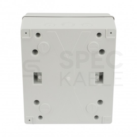 Rozdzielnica natynkowa hermetyczna RH-6 1x6 modułów (500V AC / 1000V DC) IP65 225x260x138mm drzwi transparentne Elektro-Plast