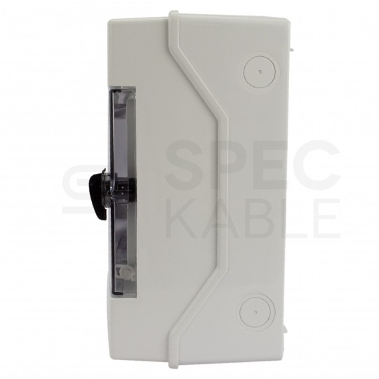 Rozdzielnica natynkowa hermetyczna RH-6 1x6 modułów (500V AC / 1000V DC) IP65 225x260x138mm drzwi transparentne Elektro-Plast