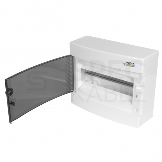 Rozdzielnica natynkowa PNS 1x12 modułów IP40 (400V AC) 287x236x112mm plastikowa drzwi transparentne dymne NOARK