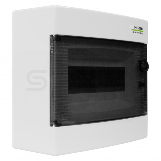 Rozdzielnica natynkowa PNS 1x12 modułów IP40 (400V AC) 287x236x112mm plastikowa drzwi transparentne dymne NOARK