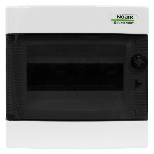 Rozdzielnica natynkowa PNS 1x12 modułów IP40 (400V AC) 287x236x112mm plastikowa drzwi transparentne dymne NOARK