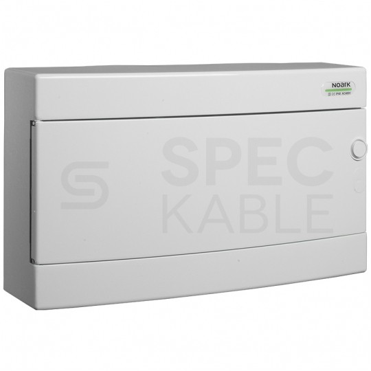 Rozdzielnica natynkowa PNS 1x18 modułów IP40 (400V AC) 396x236x112mm plastikowa drzwi pełne NOARK