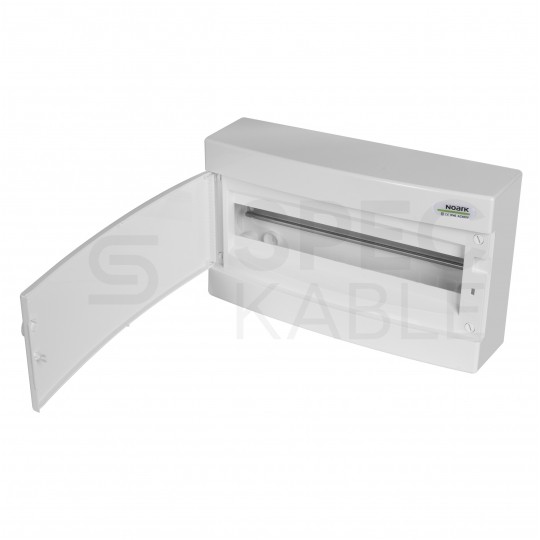 Rozdzielnica natynkowa PNS 1x18 modułów IP40 (400V AC) 396x236x112mm plastikowa drzwi pełne NOARK