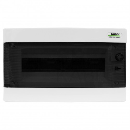 Rozdzielnica natynkowa PNS 1x18 modułów IP40 (400V AC) 396x236x112mm plastikowa drzwi transparentne dymne NOARK