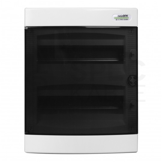 Rozdzielnica natynkowa PNS 2x12 modułów IP40 (400V AC) 287x361x112mm plastikowa drzwi transparentne dymne NOARK