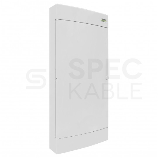Rozdzielnica natynkowa PNS 4x12 modułów IP40 (400V AC) 287x653x112mm plastikowa drzwi pełne NOARK