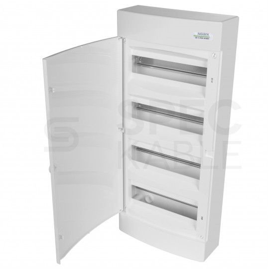 Rozdzielnica natynkowa PNS 4x12 modułów IP40 (400V AC) 287x653x112mm plastikowa drzwi pełne NOARK
