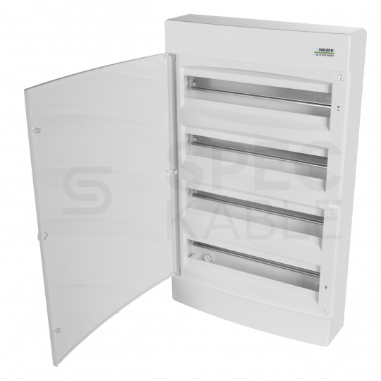 Rozdzielnica natynkowa PNS 4x18 modułów IP40 (400V AC) 396x651x112mm plastikowa drzwi pełne NOARK