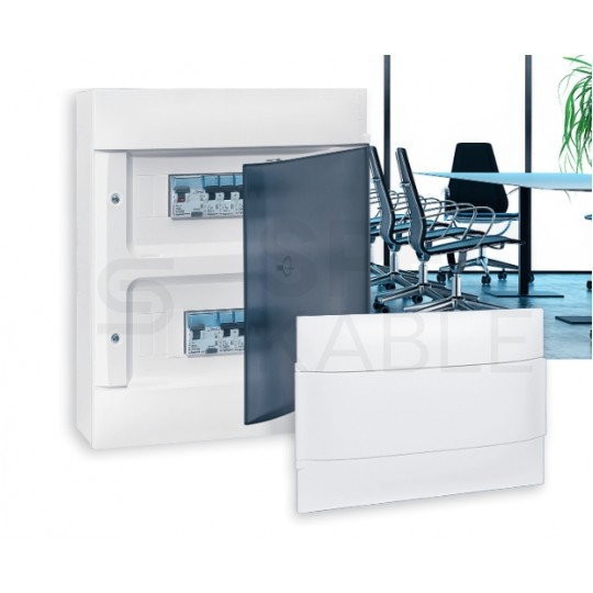 Rozdzielnica natynkowa PRACTIBOX 4x12 modułów IP40 762x324x76mm drzwi pełne LEGRAND