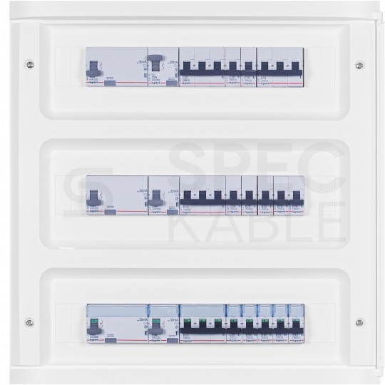Rozdzielnica natynkowa PRACTIBOX 4x12 modułów IP40 762x324x76mm drzwi pełne LEGRAND