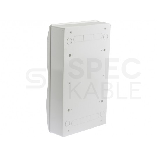 Rozdzielnica natynkowa RN-16 (N+PE) 2x8 modułów IP40 238x403x95mm drzwi transparentne Elektro-Plast