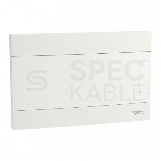 Rozdzielnica obudowa modułowa podtynkowa 1x12 drzwi białe Easy9 285x185x95,5mm IP40 Schneider