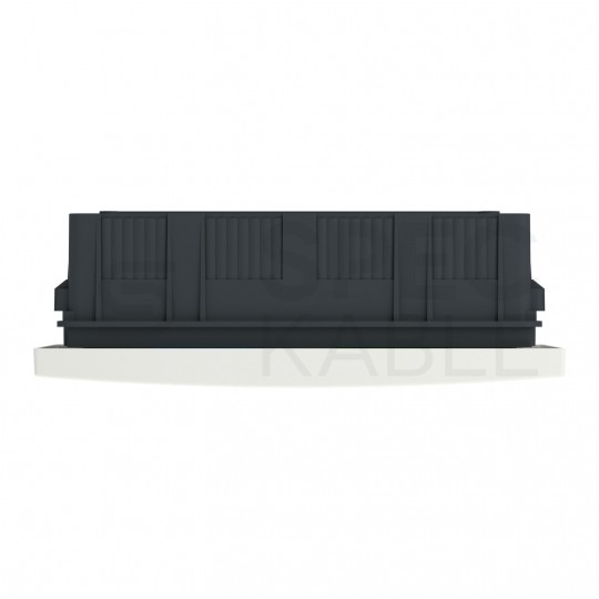 Rozdzielnica obudowa modułowa podtynkowa 1x12 drzwi transparentne Easy9 285x185x95,5mm IP40 Schneider