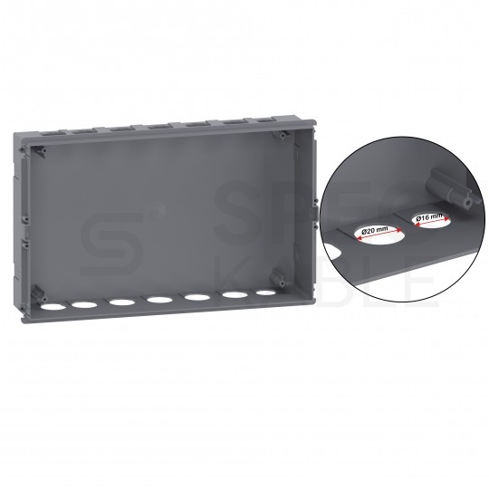 Rozdzielnica obudowa modułowa podtynkowa 3x12 drzwi białe Easy9 300x470x99mm IP40 Schneider