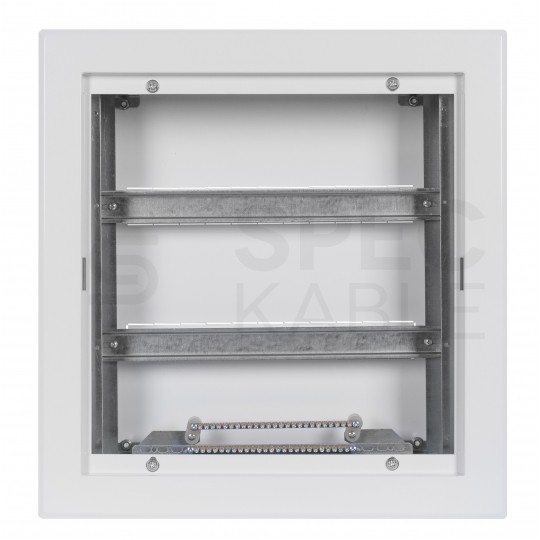 Rozdzielnica podtynkowa metalowa 2x18 modułów IP30 (400V AC) 435x415x130mm drzwi pełne KOLE SYSTEMS