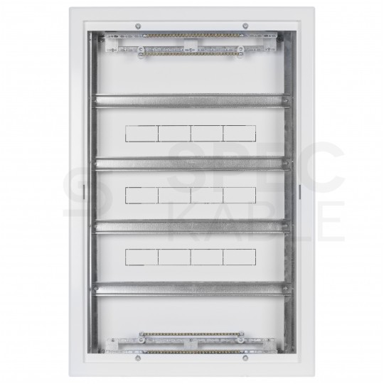 Rozdzielnica podtynkowa metalowa 4x24 modułów IP30 (400V AC) 815x523x130mm drzwi pełne KOLE SYSTEMS