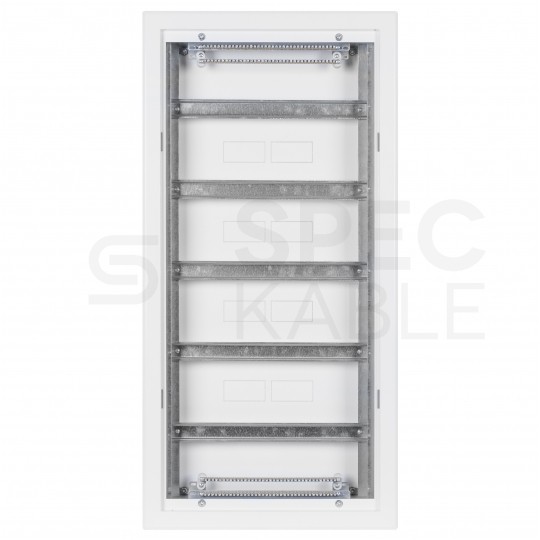 Rozdzielnica podtynkowa metalowa 5x18 modułów IP30 (400V AC) 885x415x130mm drzwi pełne KOLE SYSTEMS