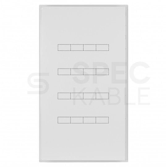 Rozdzielnica podtynkowa metalowa 5x24 modułów IP30 (400V AC) 965x523x130mm drzwi pełne KOLE SYSTEMS