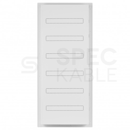 Rozdzielnica podtynkowa metalowa 6x18 modułów IP30 (400V AC) 1035x415x130mm drzwi pełne KOLE SYSTEMS