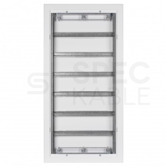Rozdzielnica podtynkowa metalowa 6x24 modułów IP30 (400V AC) 1115x523x130mm drzwi pełne KOLE SYSTEMS