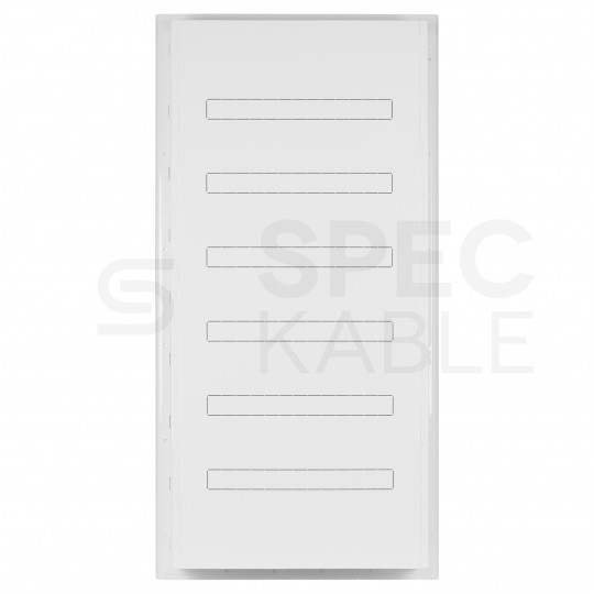 Rozdzielnica podtynkowa metalowa 6x24 modułów IP30 (400V AC) 1115x523x130mm drzwi pełne KOLE SYSTEMS