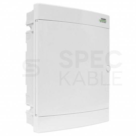 Rozdzielnica podtynkowa PNF 2x12 modułów IP40 (400V AC) 282x351x99mm plastikowa drzwi pełne NOARK